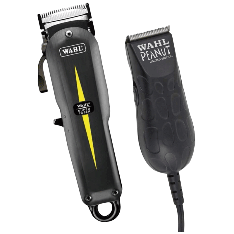 

Wahl Professional All Star Combo Super Taper Clipper and Peanut Trimmer (08331-024, Black), No color