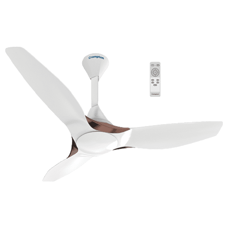 Crompton 120 cm 3 Blade Ceiling Fan (Silent Pro Enso / Silk White)