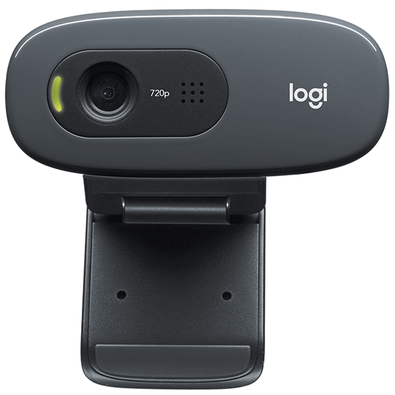 Logitech HD Webcam (Plug and Play Video Calling, C270, Black)_1