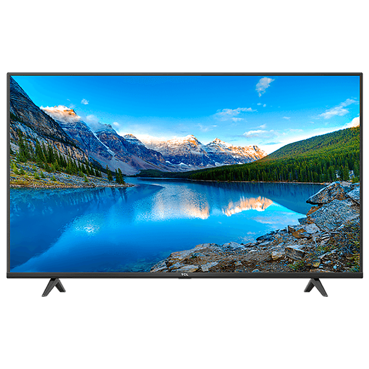 TCL P615 108cm (43 Inch) 4K Ultra HD LED Android Smart TV (Hands-Free Voice Control, 43P615, Black)_1