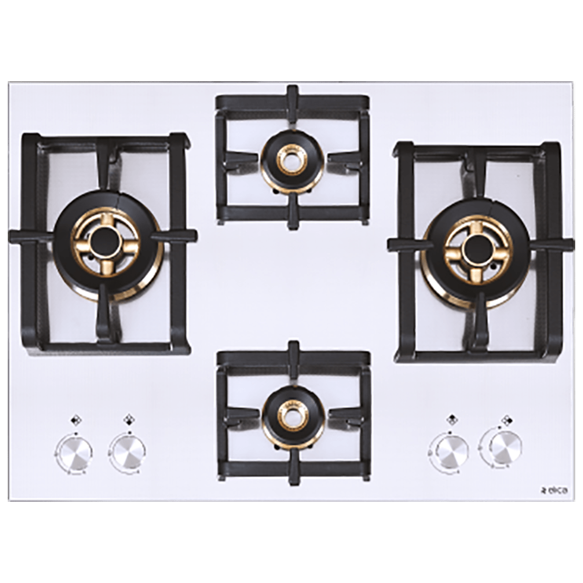 Elica Inox Pro FB MFC 4B 70 DX FFD 4 Burner Stainless Steel Built-in Gas Hob (Automatic Ignition, 3024, Steel)_1