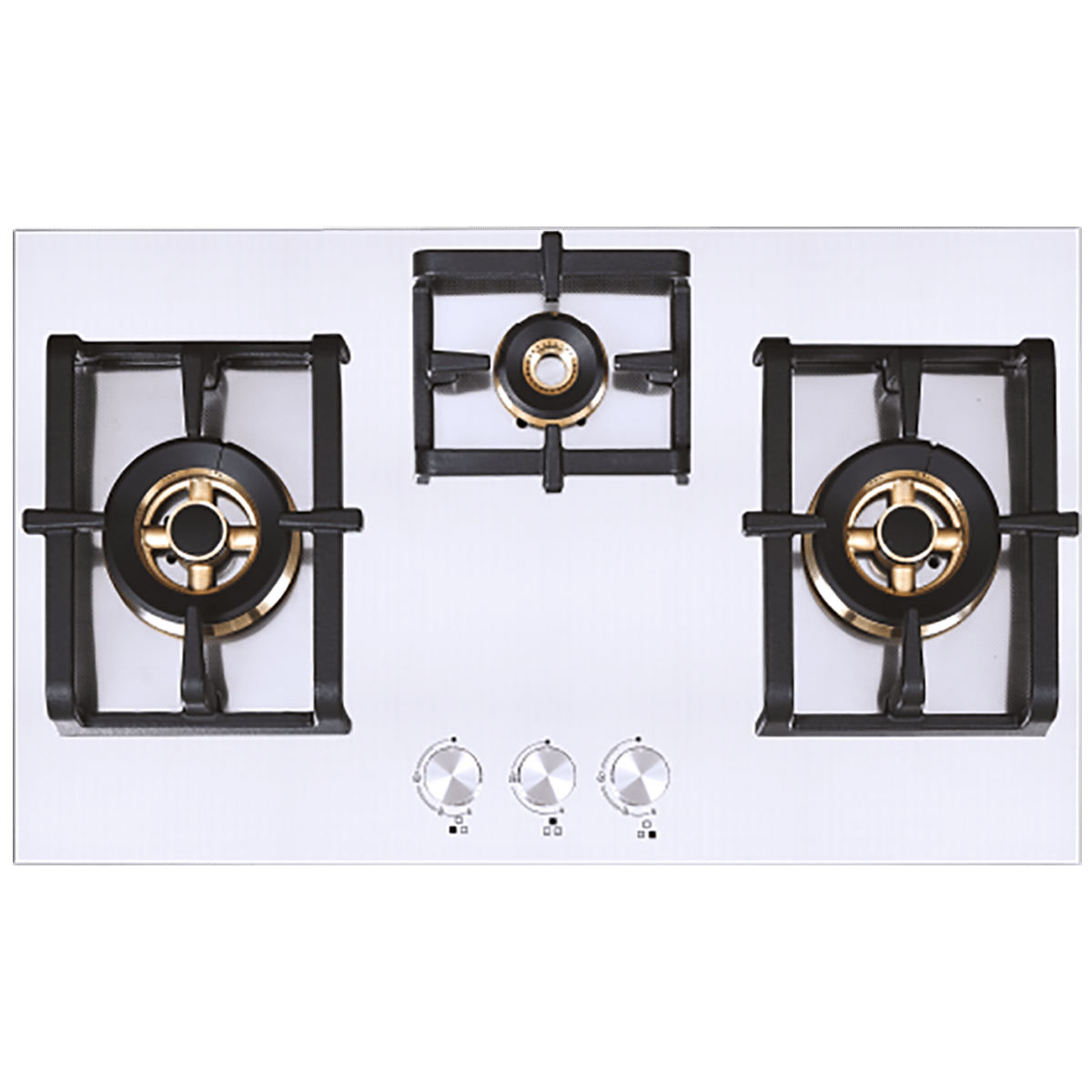 Elica Inox Pro FB MFC 3B 75 DX FFD 3 Burner Stainless Steel Built-in Gas Hob (Automatic Ignition, 3020, Steel)_1