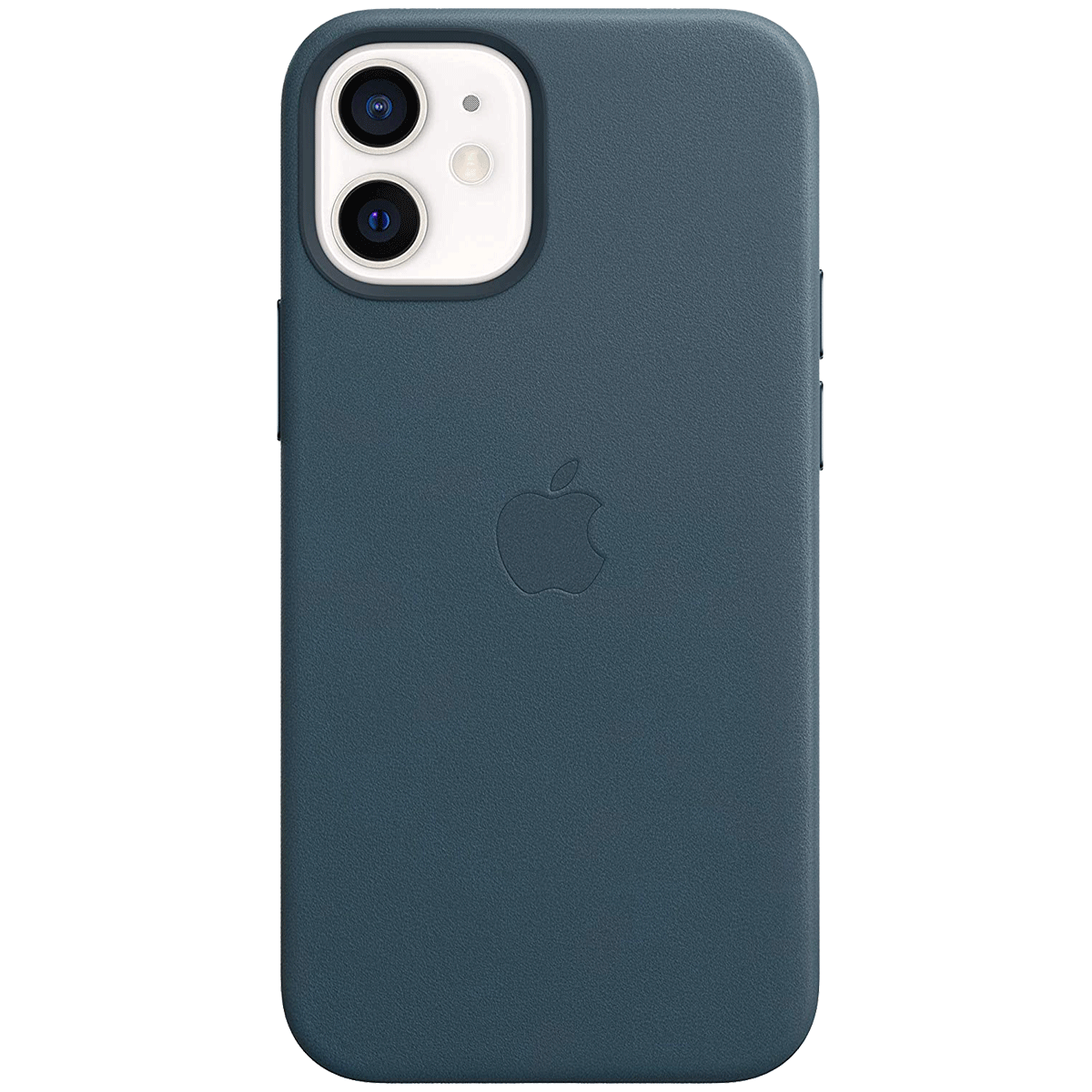  Apple Leather Back Case For iPhone 12 Mini (Magsafe Charging Accessibility, MHK83ZM/A, Baltic Blue)_1