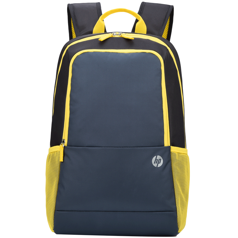 hp - hp Lightweight INDIA100GRY Air Mesh Laptop Backpack For 15 Inch Laptop (Padded Shoulder Straps, 1B3M4AA#ACJ, Grey and Lime)