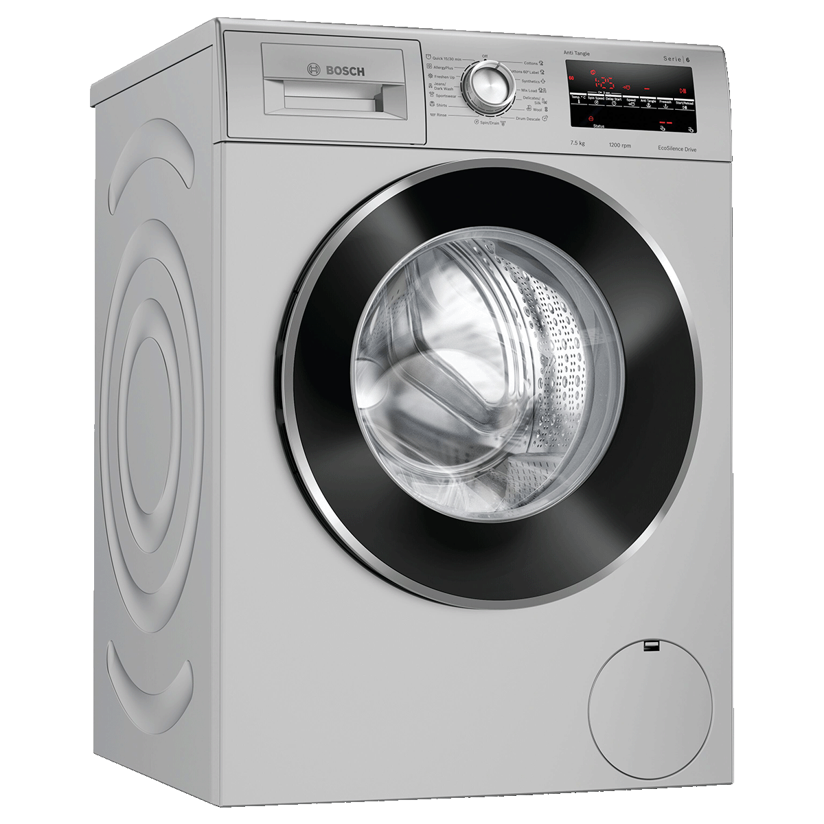 Bosch 7.5 Kg 5 Star Fully Automatic Front Load Washing Machine (WAJ2446IIN, Platinum Silver)_1