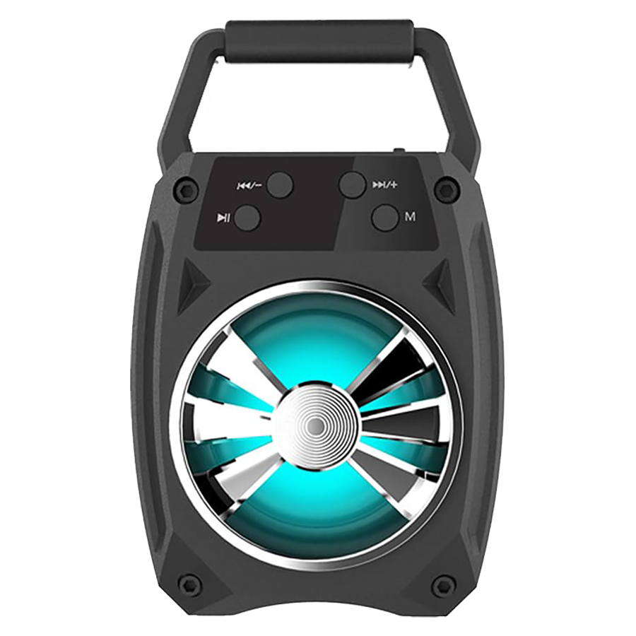 iGear SoundFeat Mono 5 Watts Portable Speaker (LED Light, iG-1089, Black)_1