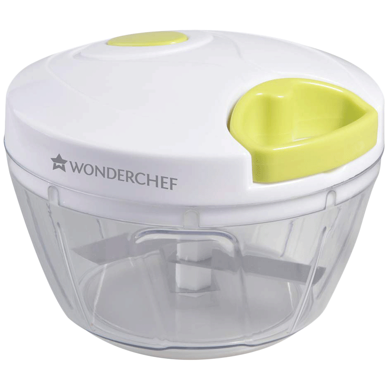 Wonderchef String Chopper (Suitable for Fruits + Vegetable, 3 Blades, 63152935, White/Green)_1