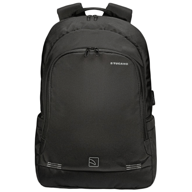 

Tucano Forte Nylon Backpack For 15.6 Inch Laptop and 15 Inch MacBook Pro (Side Pockets, BKFOR, Black), No color