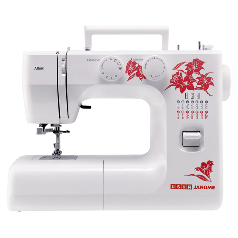 Usha Allure DLX Electric Sewing Machine (20117000003, White)
