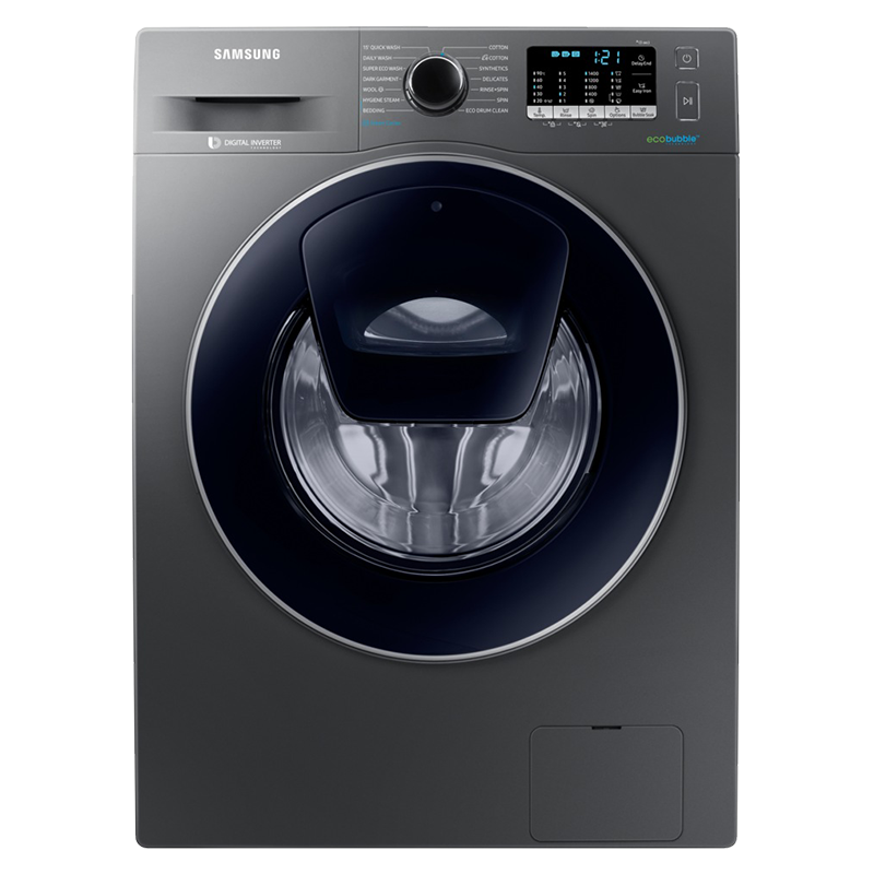

Samsung 9 Kg 5 Star Fully Automatic Front Load Washing Machine (Hygiene Steam, WW91K54E0UX/T, Inox), No color
