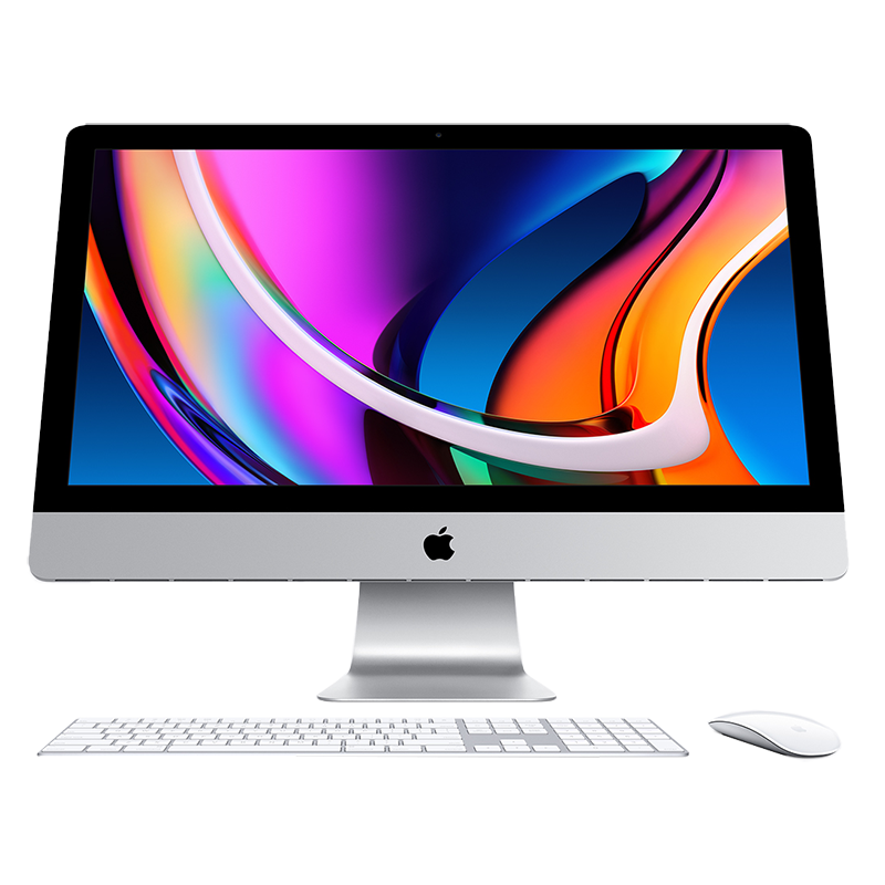 

Apple iMac (MXWV2HN/A) Core i7 10th Gen macOS All-in-One Desktop (8GB RAM, 512GB SSD, AMD Radeon Pro 5500, 68.58cm, White), No color