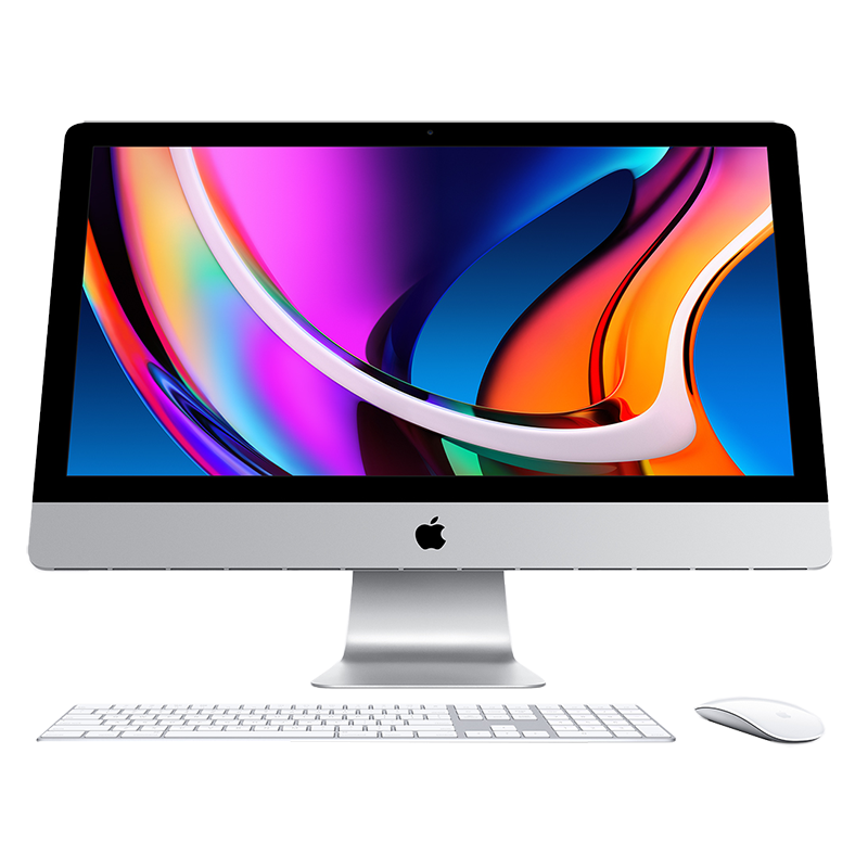 Apple iMac (MXWT2HN/A) Core i5 10th Gen macOS All-in-One Desktop (8GB RAM, 256GB SSD, AMD Radeon Pro 5300, 68.58cm, White)_1