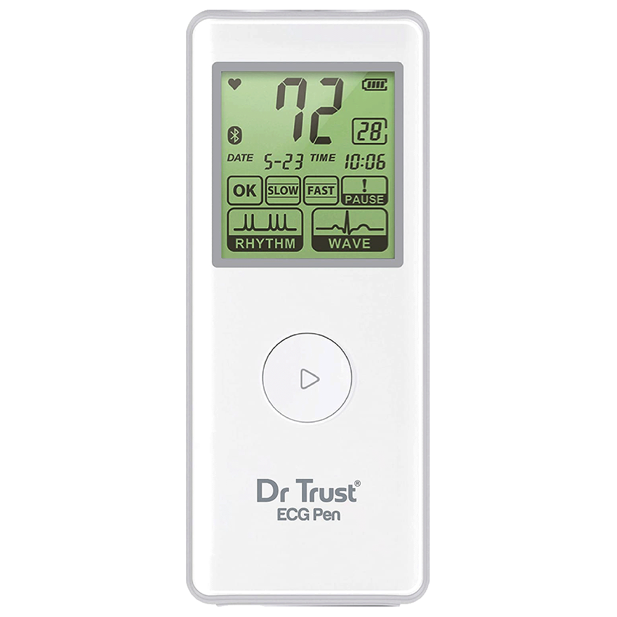 

Dr Trust Portable ECG Monitor Machine (Bluetooth, Ecg Machine, White), No color