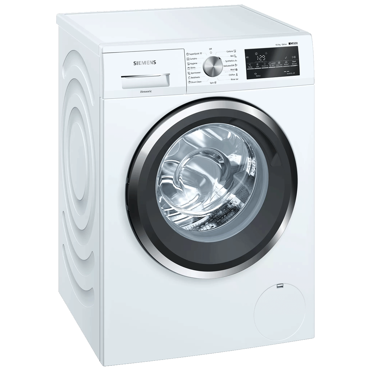 Siemens iQ500 10 Kg Fully Automatic Front Load Washing Machine (WM14U460IN, White)_1