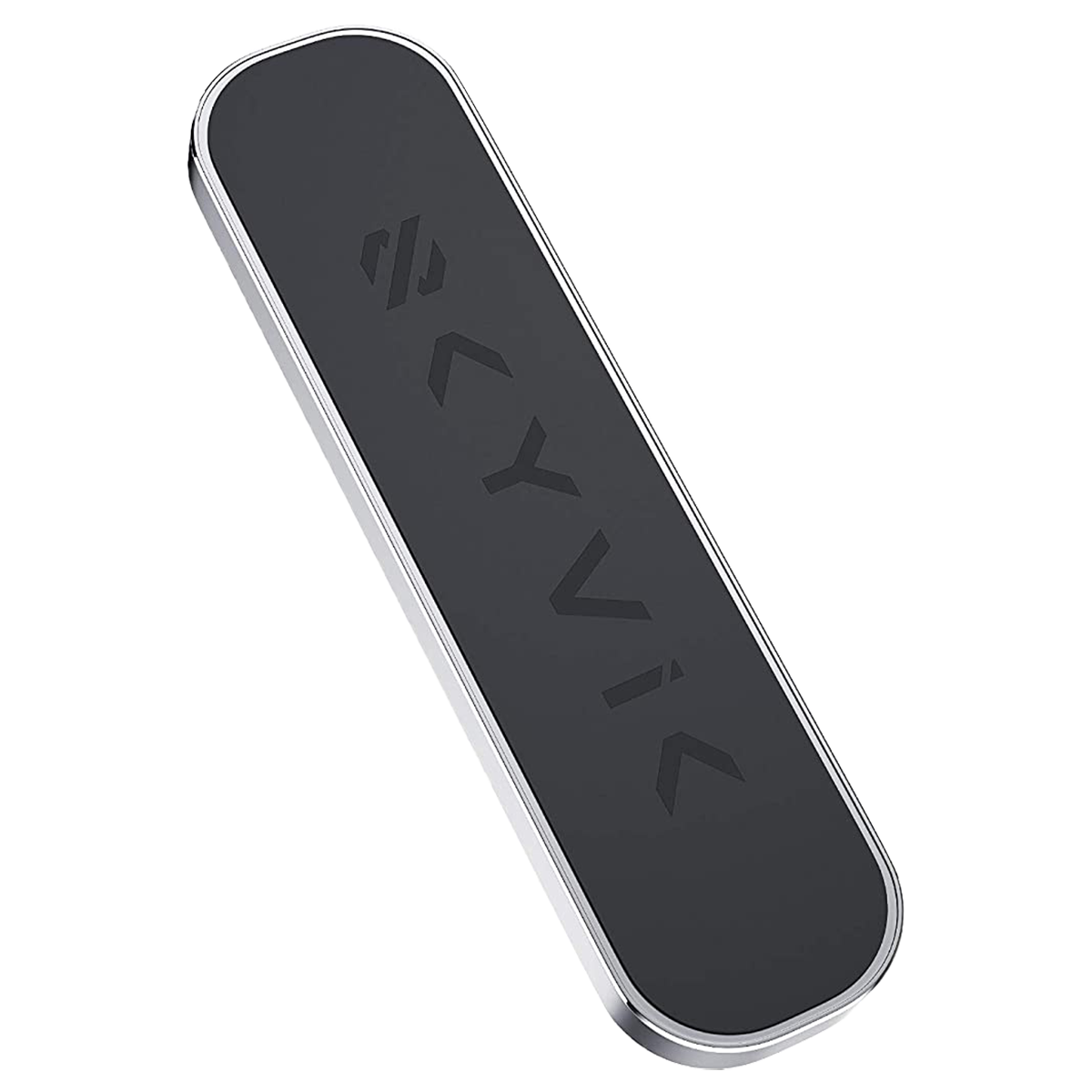 SkyVik Truhold Rectangular Stick-on Magnetic Mobile Holder (Car/Office/Home, MM-RS2S, Silver)
