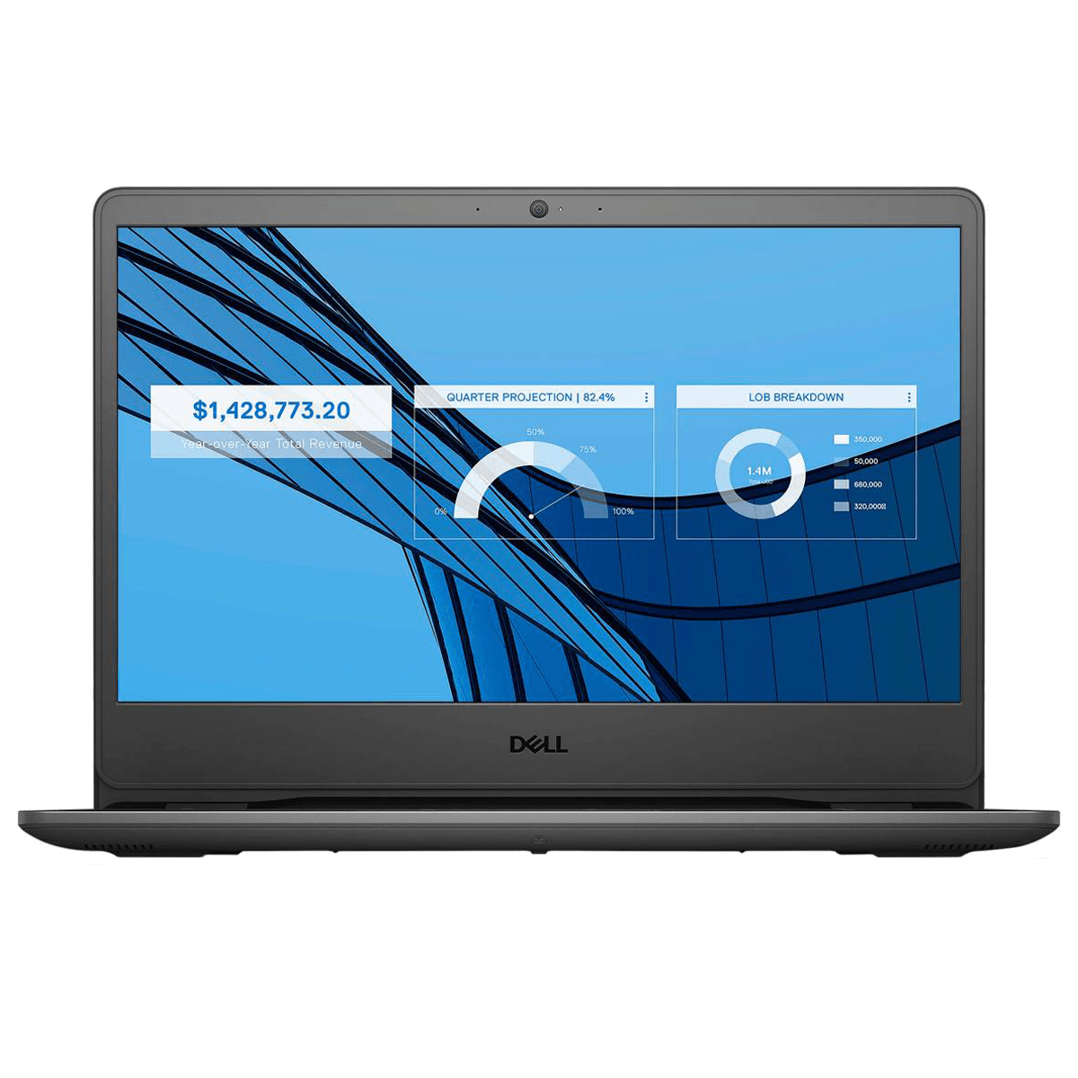 

Dell Vostro 3401 (D552127WIN9DE) Core i3 10th Gen Windows 10 Notebook (4GB RAM, 1TB HDD, 256GB SSD, Intel UHD Graphics, MS Office, 35.56cm, Accent Black), No color