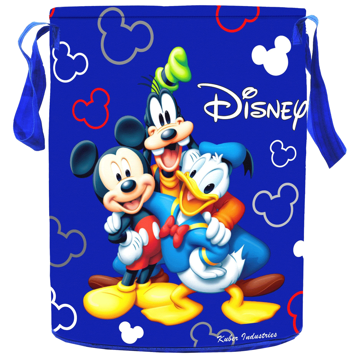 

Kuber Industries Disney Cotton Laundry Bag (Waterproof, KUBMART1598, Blue), No color