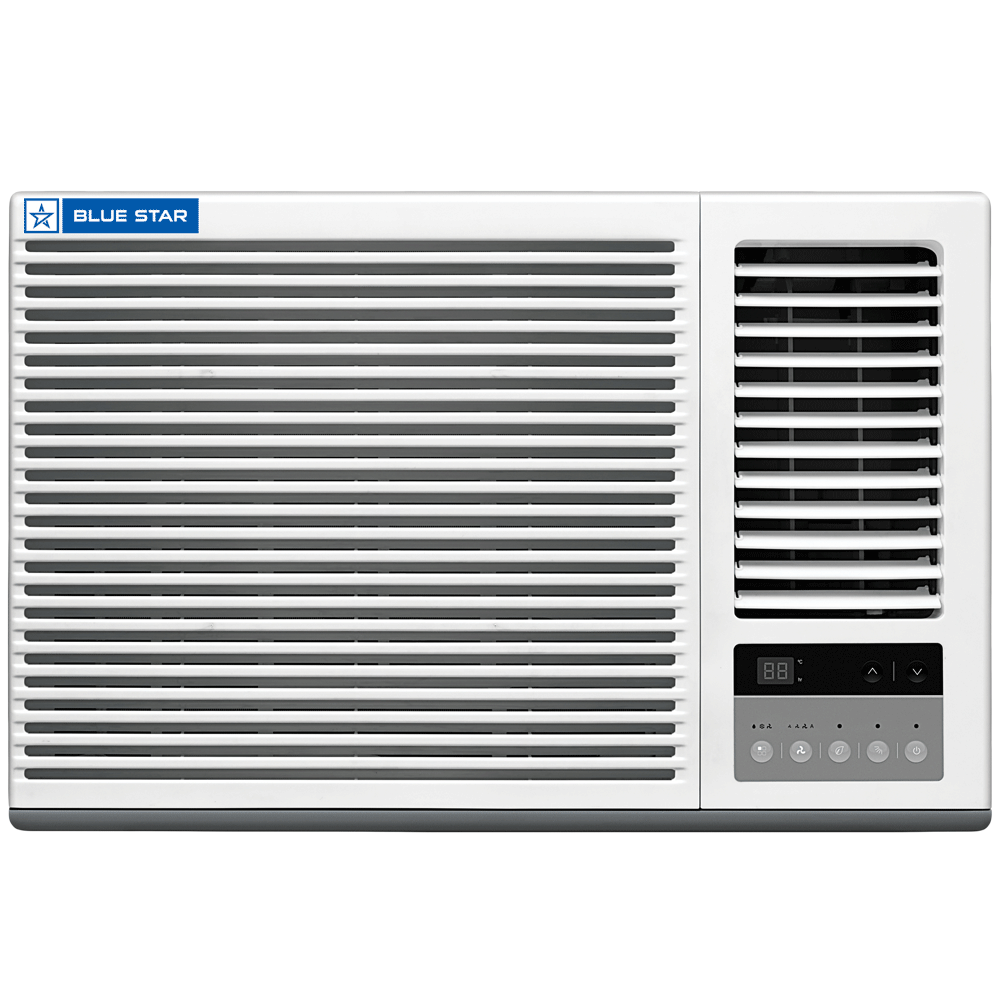 

Blue Star GBT(LV) 1.5 Ton 5 Star Window AC (Air Purification Function, Copper Condenser, 5W18GBTLV, White), No color