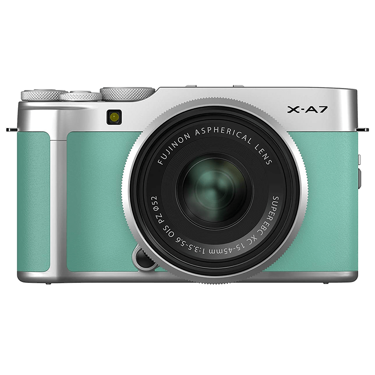 Fujifilm X-A7 24.2MP Mirrorless Camera (Built-in Lens, Simple Tap-and-Swipe Operation, 16638407, Mint Green)_1