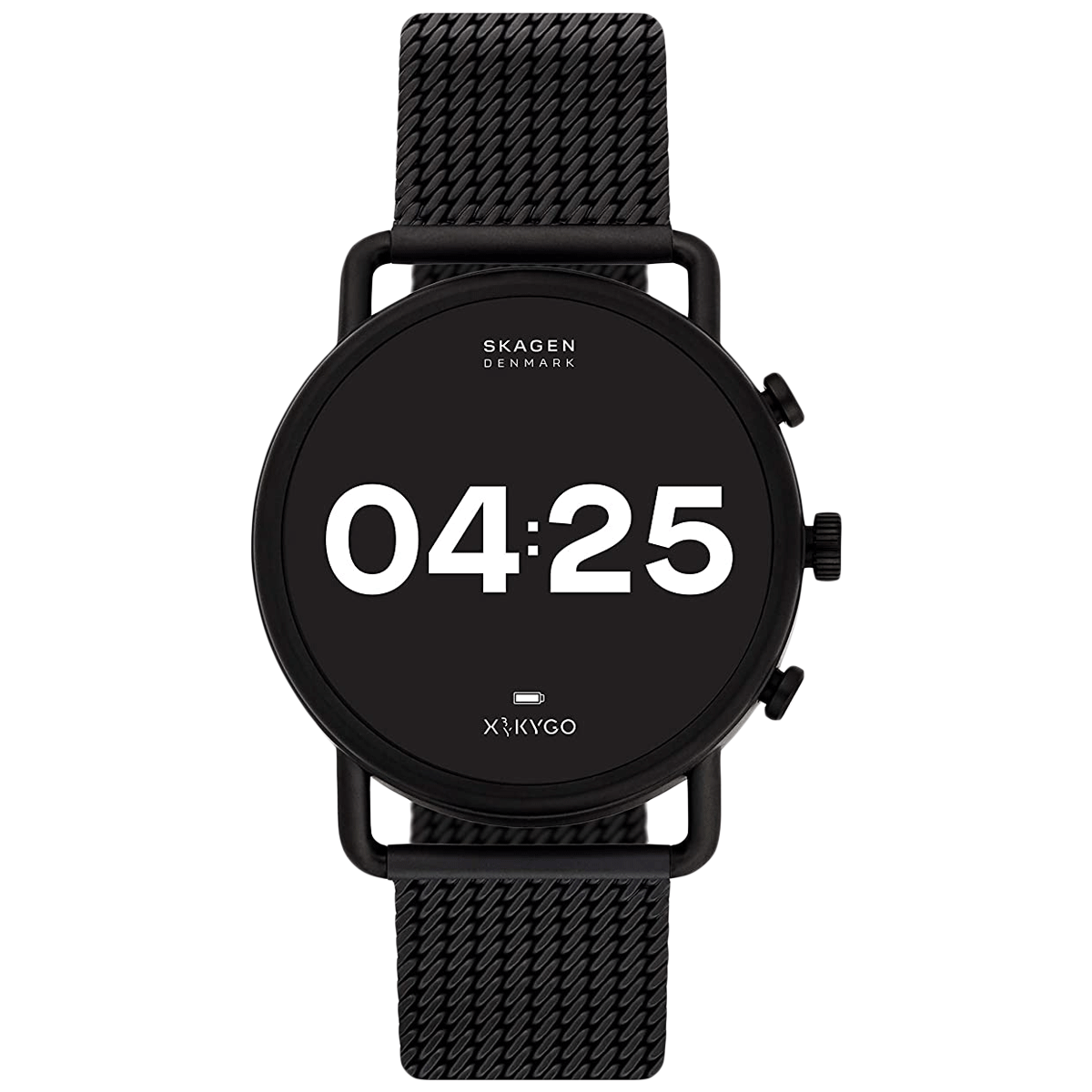 Skagen Gen 5 Falster 3 Smart Watch (GPS, 42mm) (Full Color Display, SKT5207, Black, Stainless Steel)