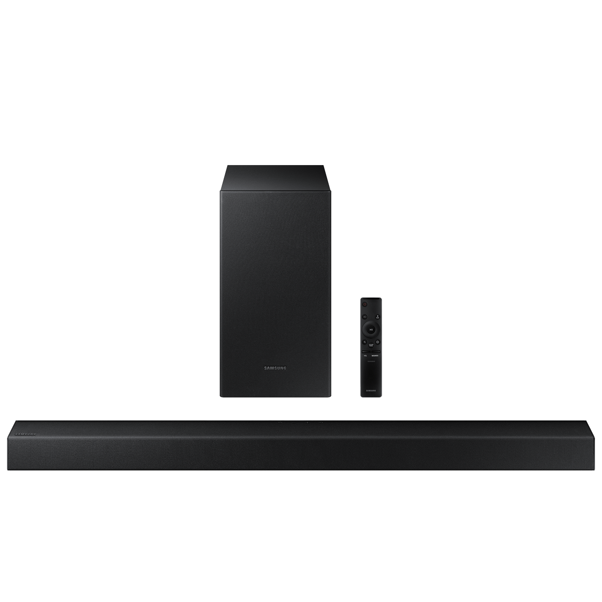 

Samsung 2.1 Channel 200 Watts SoundBar (Powerful Bass, HW-T450/XL, Black), No color