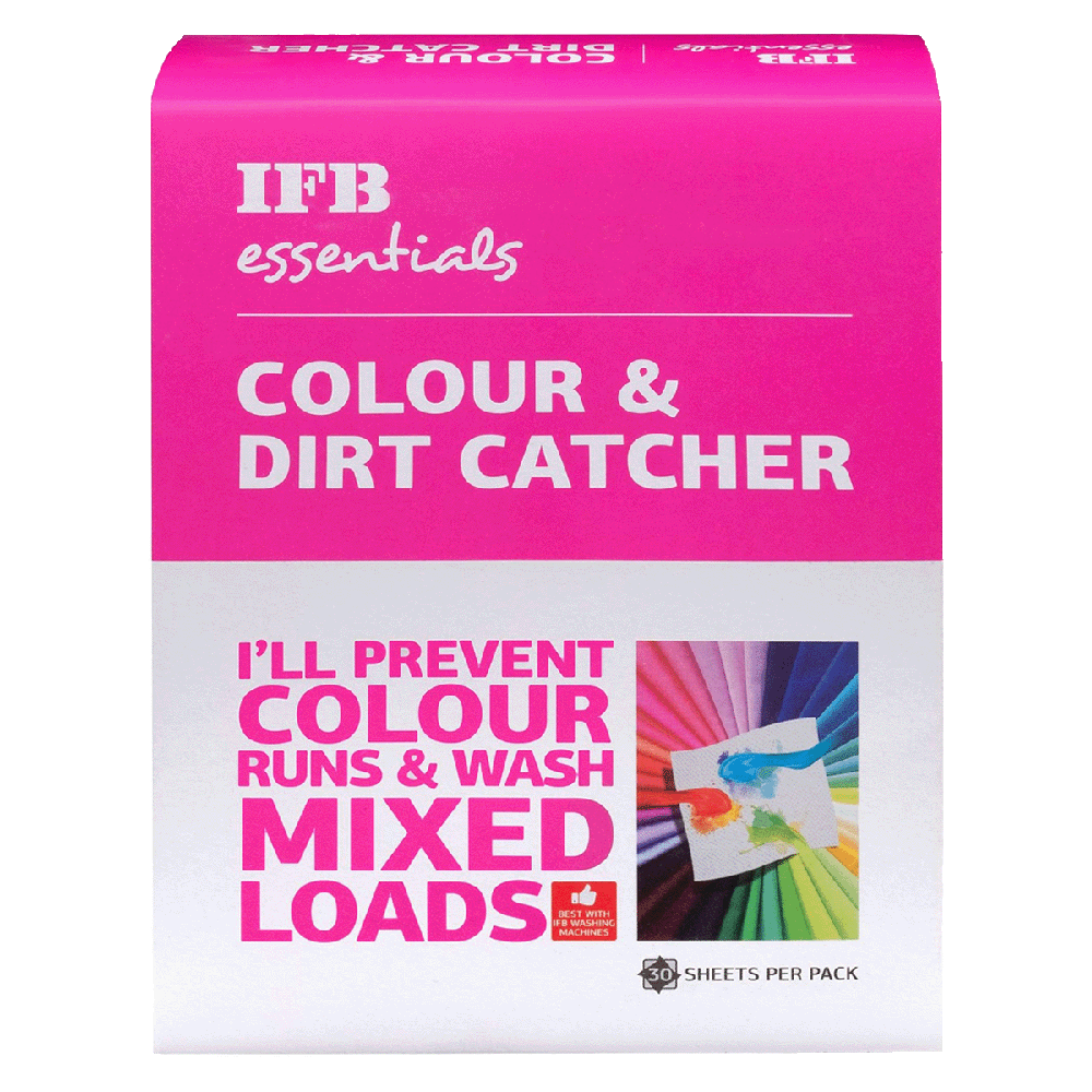 

IFB Essentials Colour and Dirt Catcher (30 Sheets, Colour catcher, White)