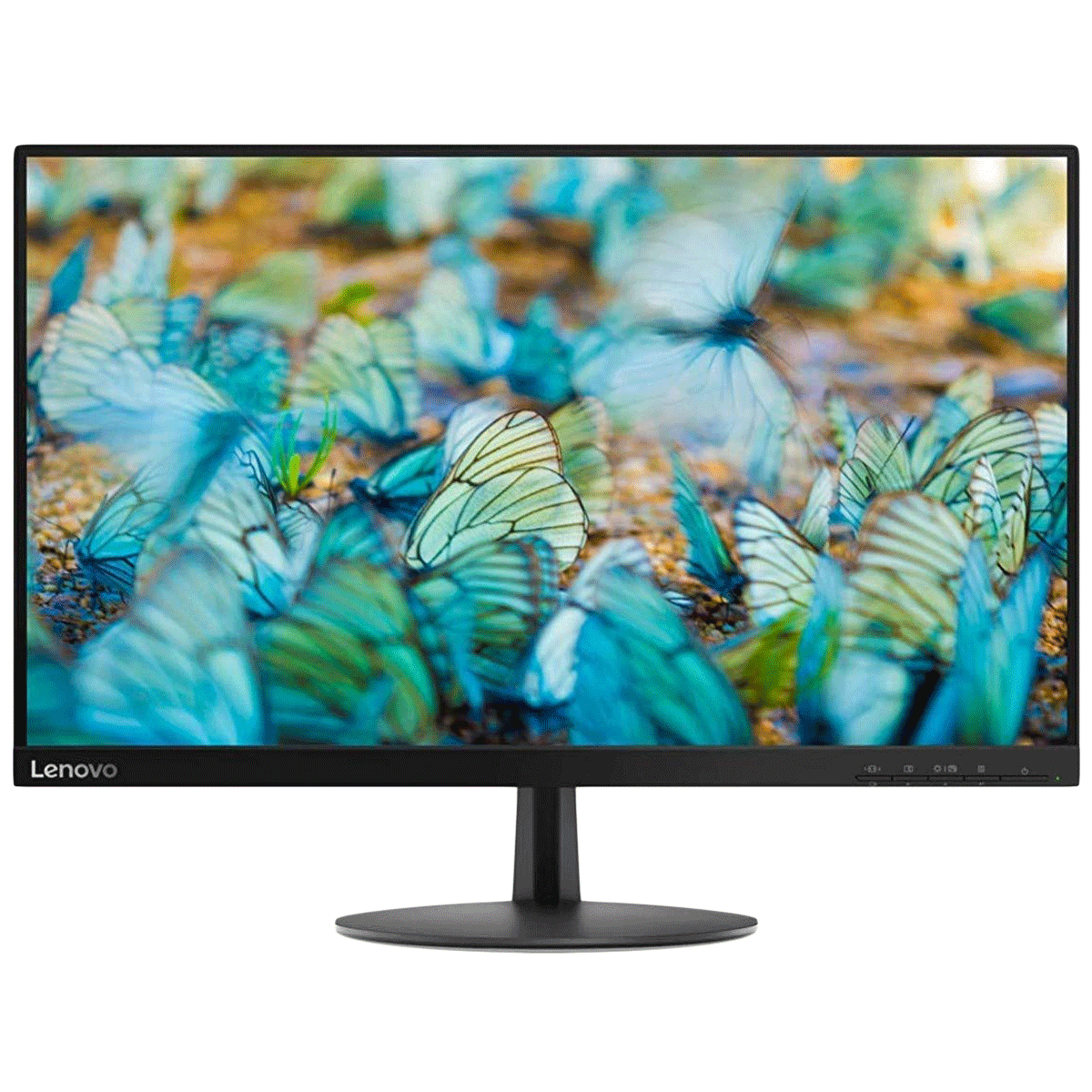 

Lenovo L24e-20 60.45cm (23.8 Inches) Full HD LED Backlit Monitor (Near-Edgeless Display, HDMI + VGA, 60 Hz, 65DFKAC1IN, Raven Black), No color