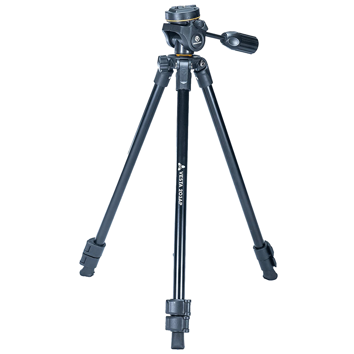 

Vanguard Vesta 203AP 153.03cm Tripod For DSLR Camera, Mirrorless Camera (Up to 3.5 Kg, Anti-Slip Rubber Feet, Black), No color