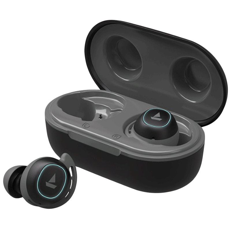 Boat Airdopes 443 In-Ear Truly Wireless Earbuds with Mic (Bluetooth 5.0, Water Resistant, Black)_1