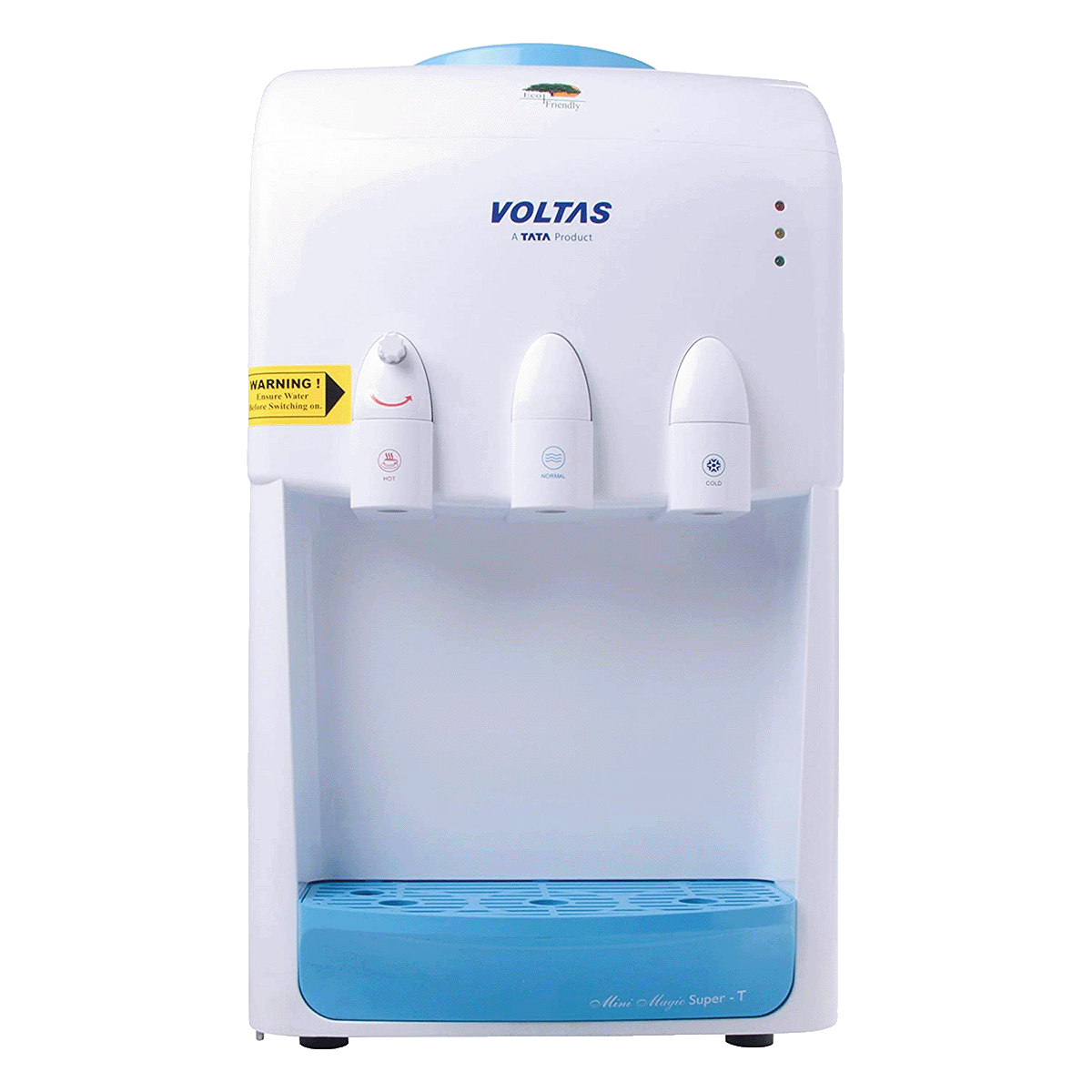 Voltas 3.9 Litres 3 Taps Top Load Water Dispenser (Minimagic Super T, White)_1