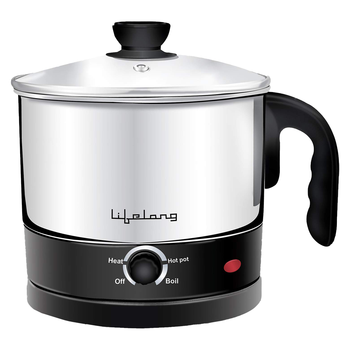 Lifelong 1.5 Litres 360 Watts Electric Kettle and Cooker (Multifunctional, LLMC01, Silver)_1