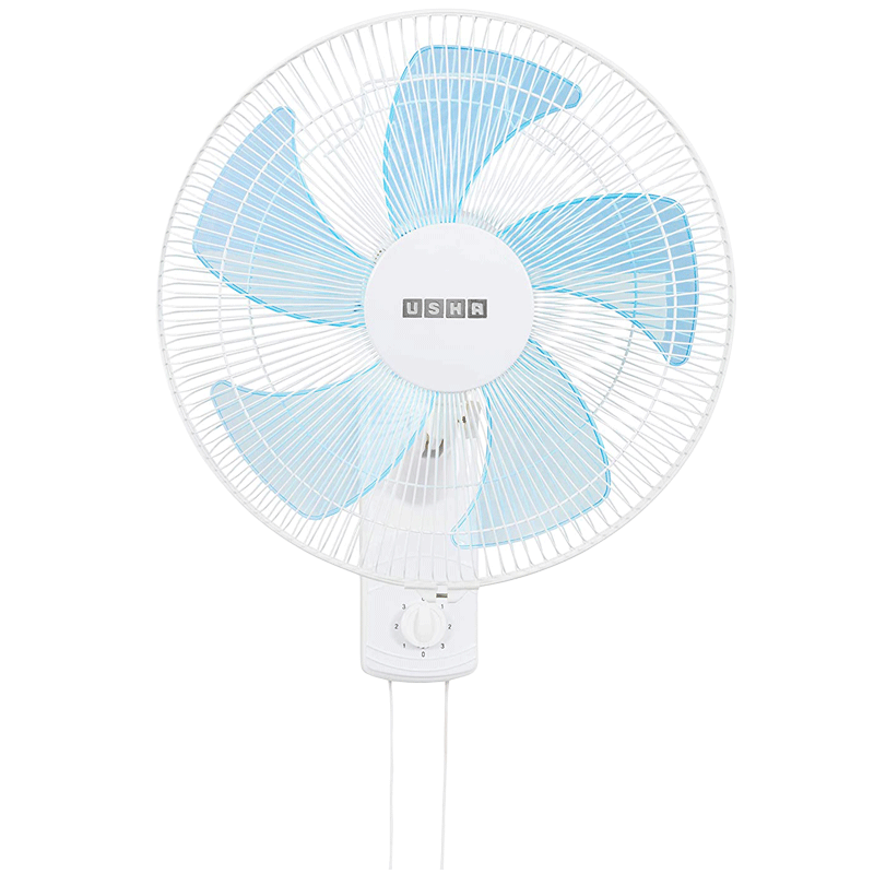 Usha Pentacool 40cm 5 Blade Wall Fan (With Copper Motor, 141022741, White)