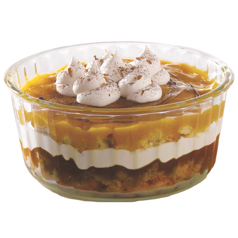 Borosil Souffle Dish for Microwave, Fridge, Dishwasher (Borosilicate Glass, IH22DH01215, Transparent)_1