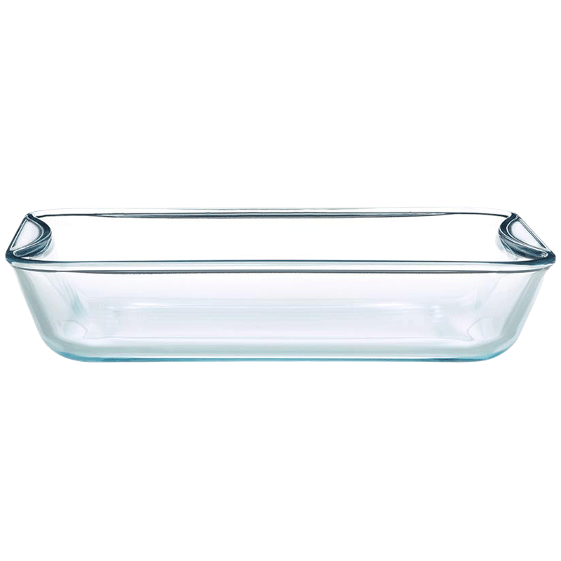 Borosil - Borosil Rectangular Baking Dish for Microwave (Borosilicate Glass, IH22RCR7215, Transparent)