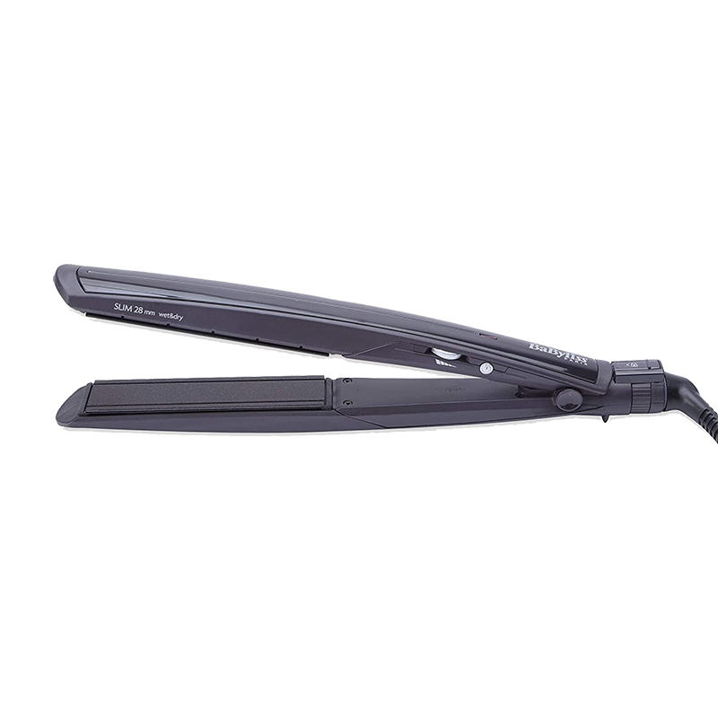 BaByliss Corded Hair Straightener (Easy Lock System, ST326E, Black)