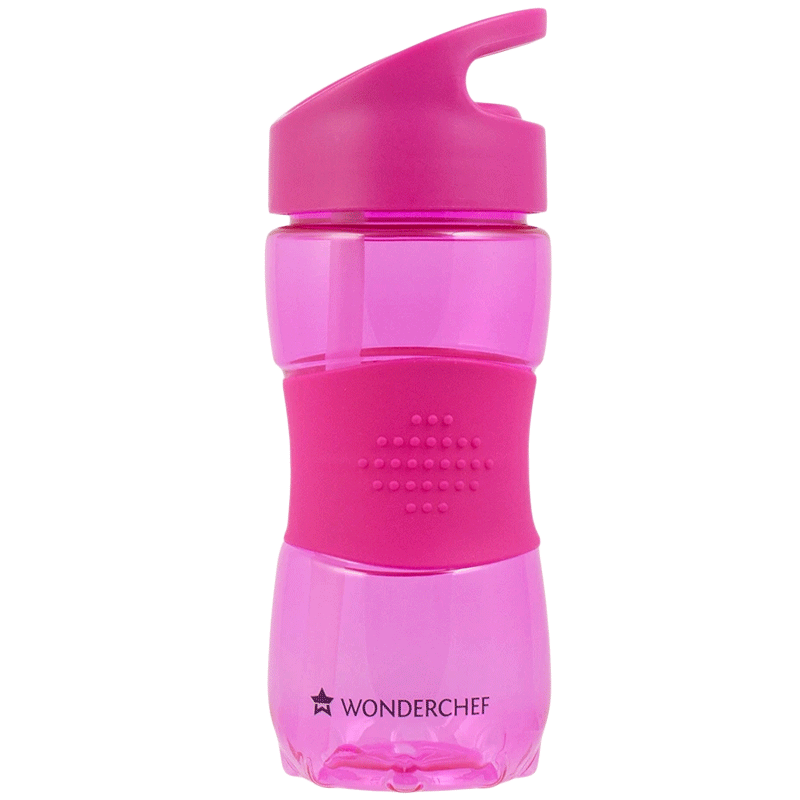 Wonderchef Sippy 350 ml Water Bottle (BPA-free, 63152695, Pink)_1