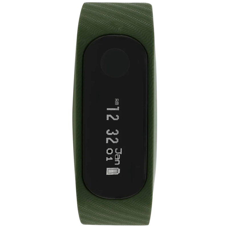 Fastrack Reflex 2.0 Fitness Tracker (50mm) (Sleep Tracker, SWD90059PP06, Charcoal Black/Military Green, TPU Band)_1