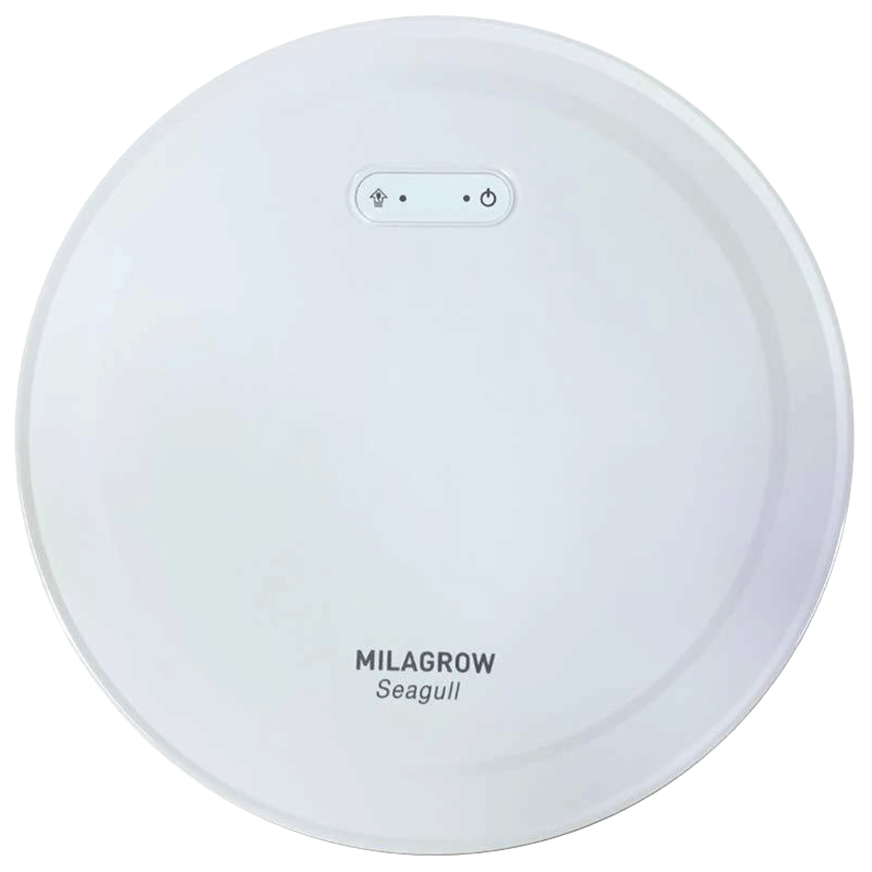 Milagrow Seagull 30 Watts Robotic Vacuum Cleaner (Wet & Dry, Alexa Voice Enabled, 0.65 L, White)