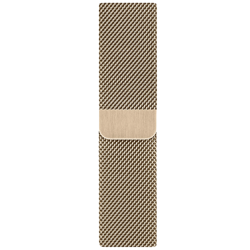 

Apple Milanese Loop Strap For Apple Watch 44 mm (MYAP2ZM/A, Gold), No color