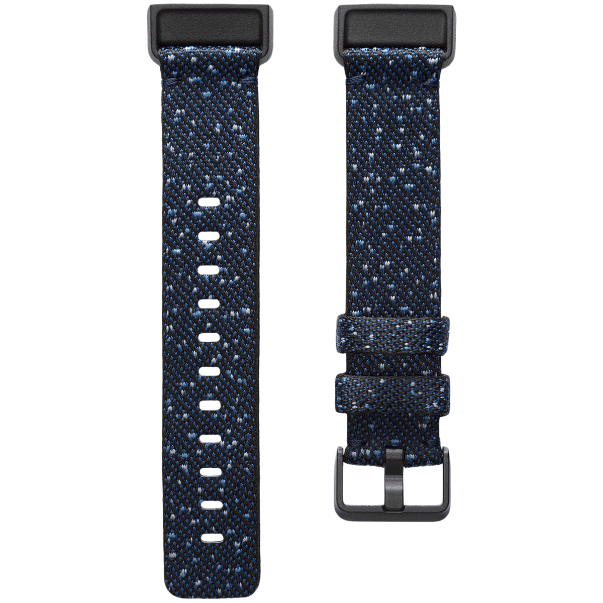 

Fitbit Woven Large Strap For Fitbit Charge 4 (FB168WBNVBKL, Midnight), No color