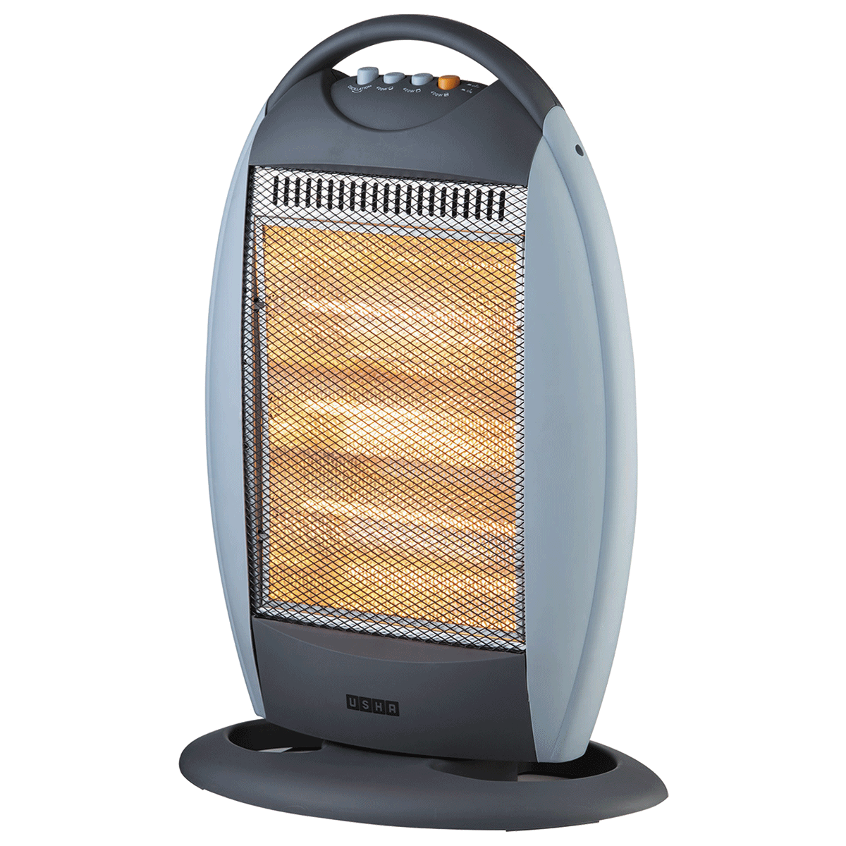 USHA HH3503H 1200 Watts Halogen Room Heater (Automatic Oscillation, 4653135030N, Grey)