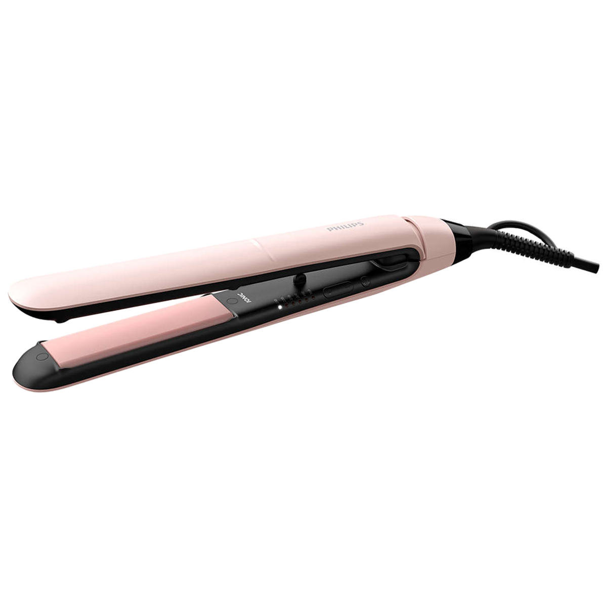 Philips Advanced KeraShine Corded Hair Straightener (ThermoProtect Technology, BHS378/10, Pink/Black)_1
