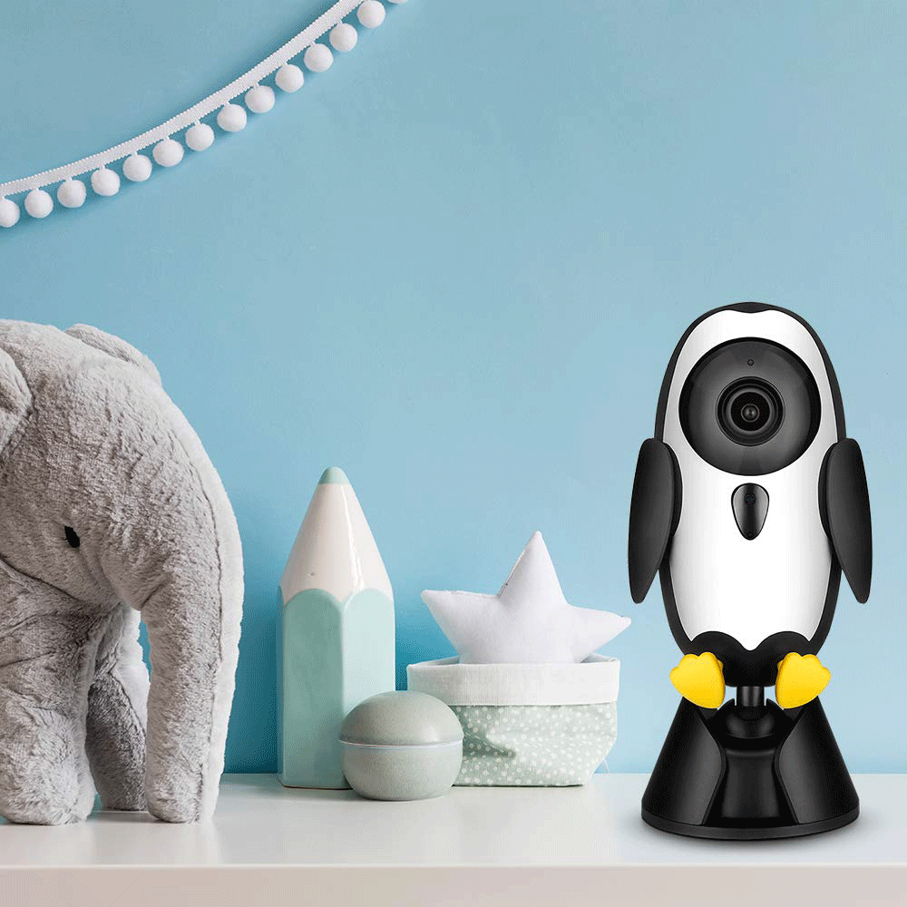 Buy Qubo Baby Cam 1080p Full HD Wi-Fi CCTV Smart Baby Monitor (Baby Cry  Alert, HCB01, White) Online - Croma