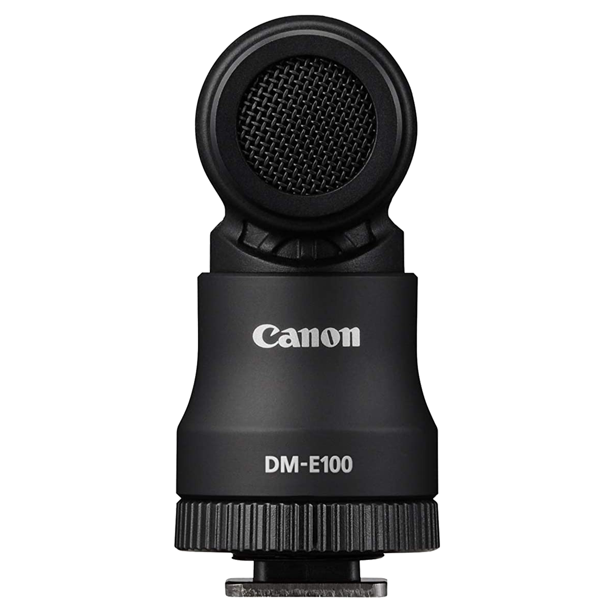 Canon DM-E100 Mic For DSLR Camera (Unidirectional Stereo Recording, 4474C001AA, Black)_1