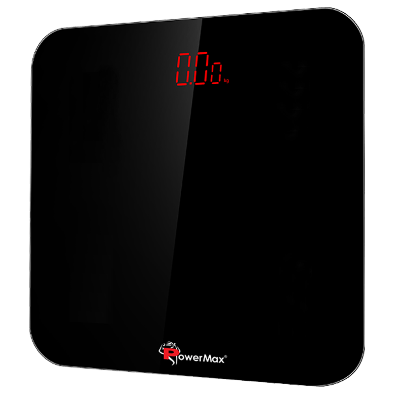 

PowerMax Weight Scale (Step-on Technology, Precision Sensors, BSD-3, Jet Black), No color