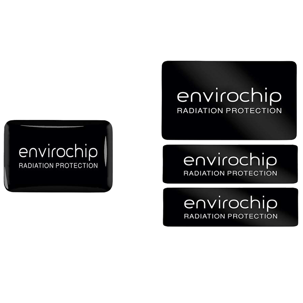 Environics - Environics Envirochip Anti Radiation Chip for Mobile and Laptop (Pack of 2, 112CLTP, Black)