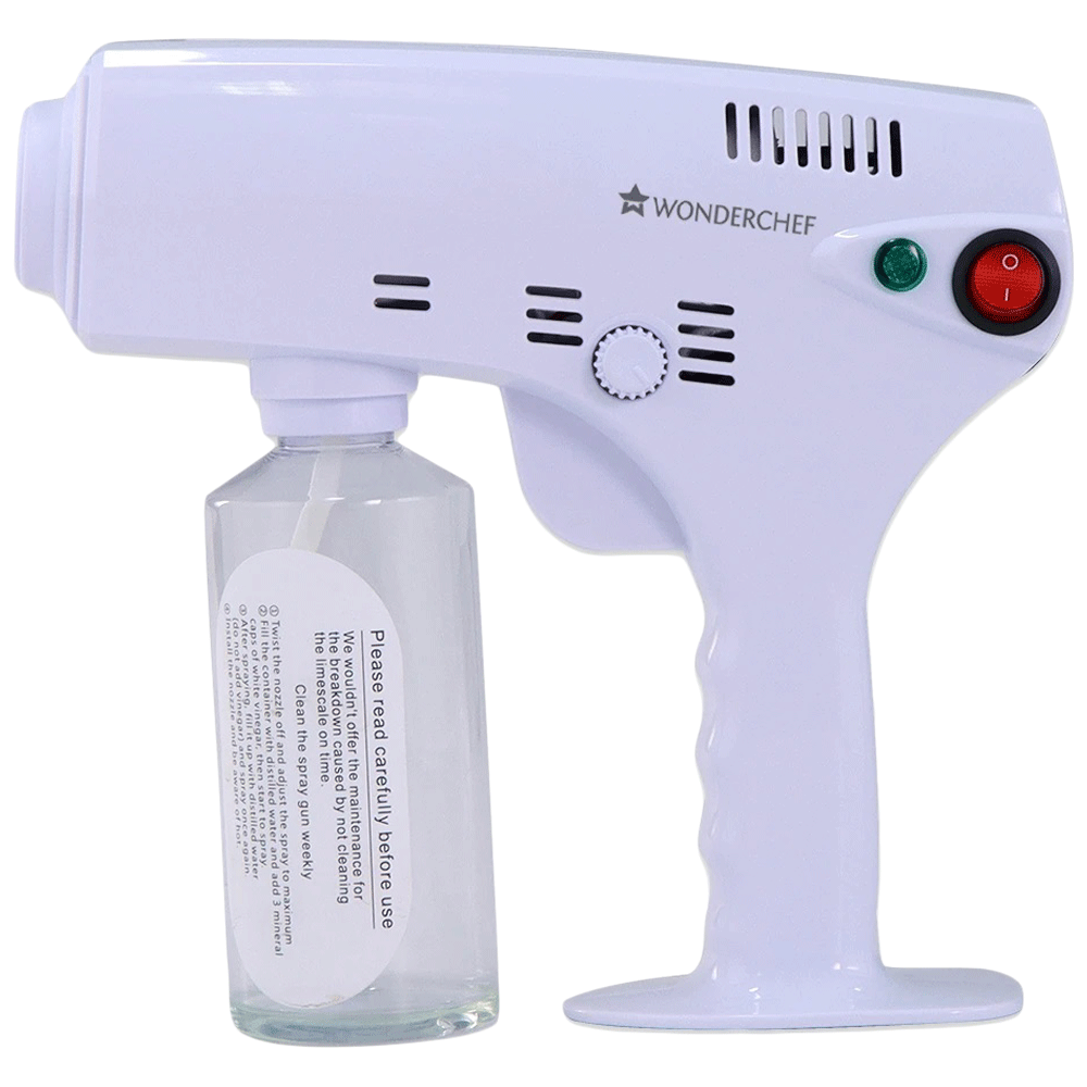 

Wonderchef Lazio Electric Steam Gun (Disinfects Up To 99.5%, 63153582, White), No color