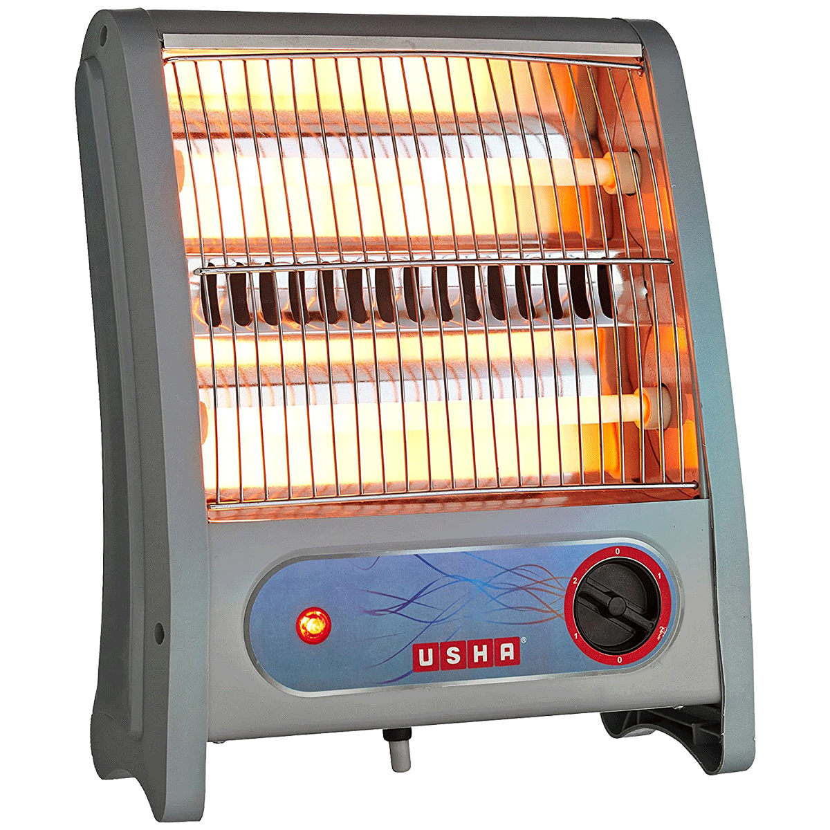 Usha 800 Watts Quartz Glass Tube Room Heater (Safety Tip Over Protection, QH 3002, Silver)_1