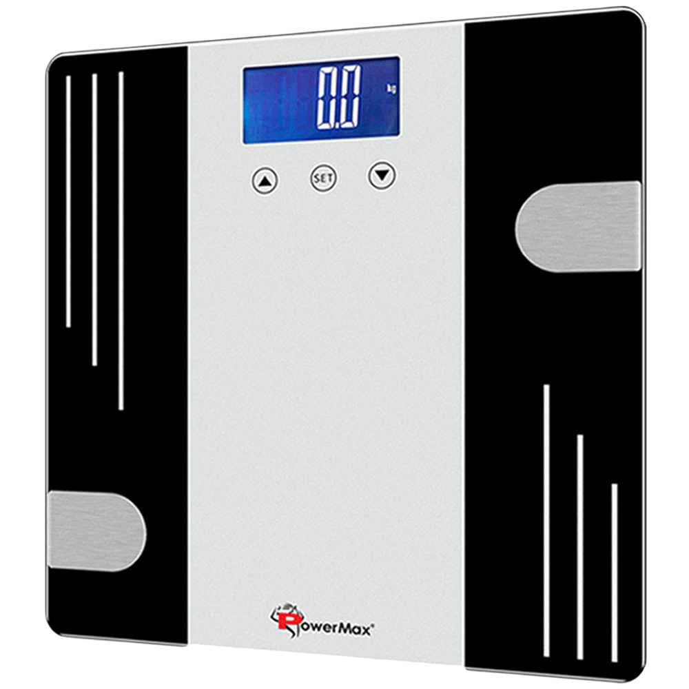 PowerMax Weight Scale (BIA Technology, Precision Sensors, BCA-07, Black/Silver)_1