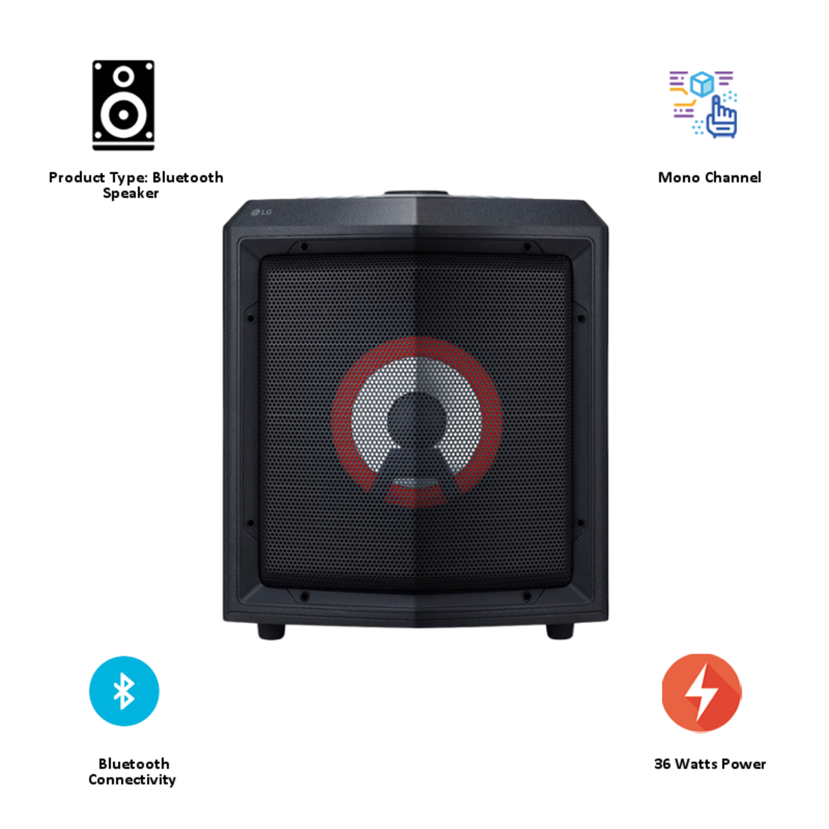 Buy LG XBOOM RL2 Portable Party Speaker with Karoake Playback, Echo Effects  and Vocal Effects (Black) Online at Best Prices in India - JioMart.